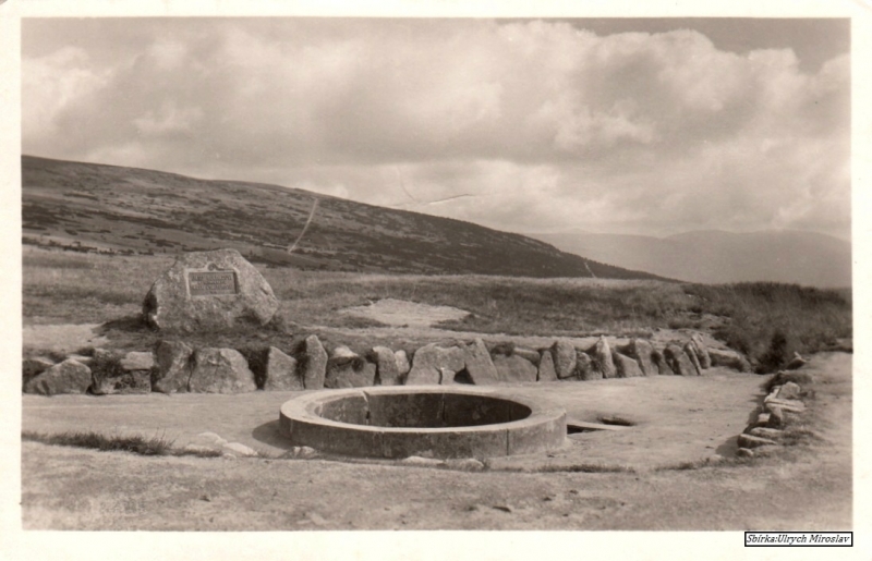 Krkonoše - pramen Labe 1950